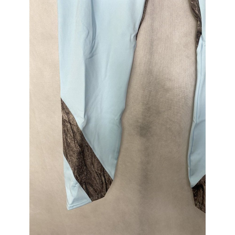 soulgani women's athletic leggings Light Blue Gray Size Medium M - Picture 5 of 12